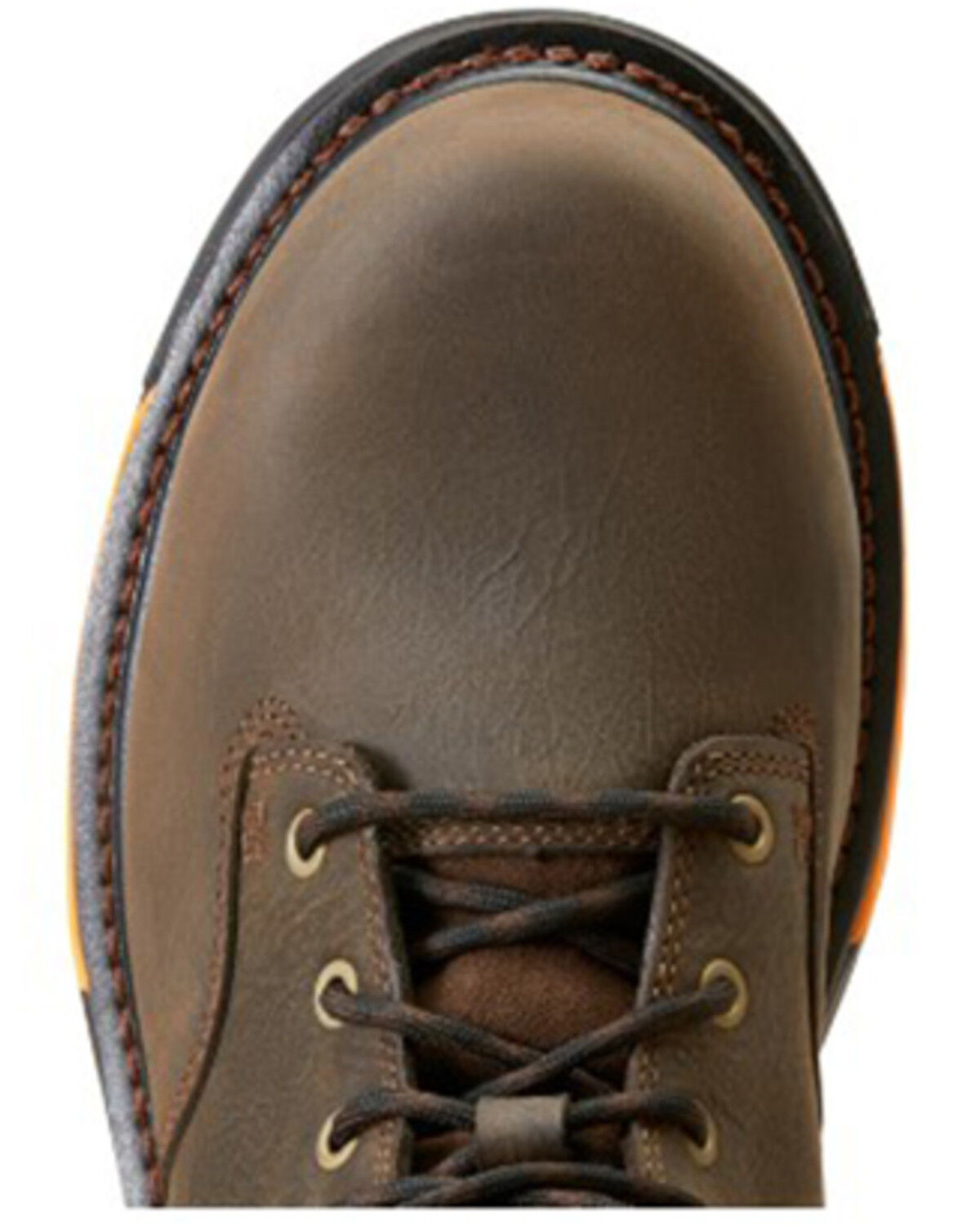 Image #4 - Ariat Men's Big Rig 6" Waterproof Work Boots - Composite Toe, Brown, hi-res