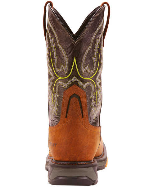Image #5 - Ariat Men's WorkHog® XT H20 Boots - Broad Square Toe, Dark Brown, hi-res