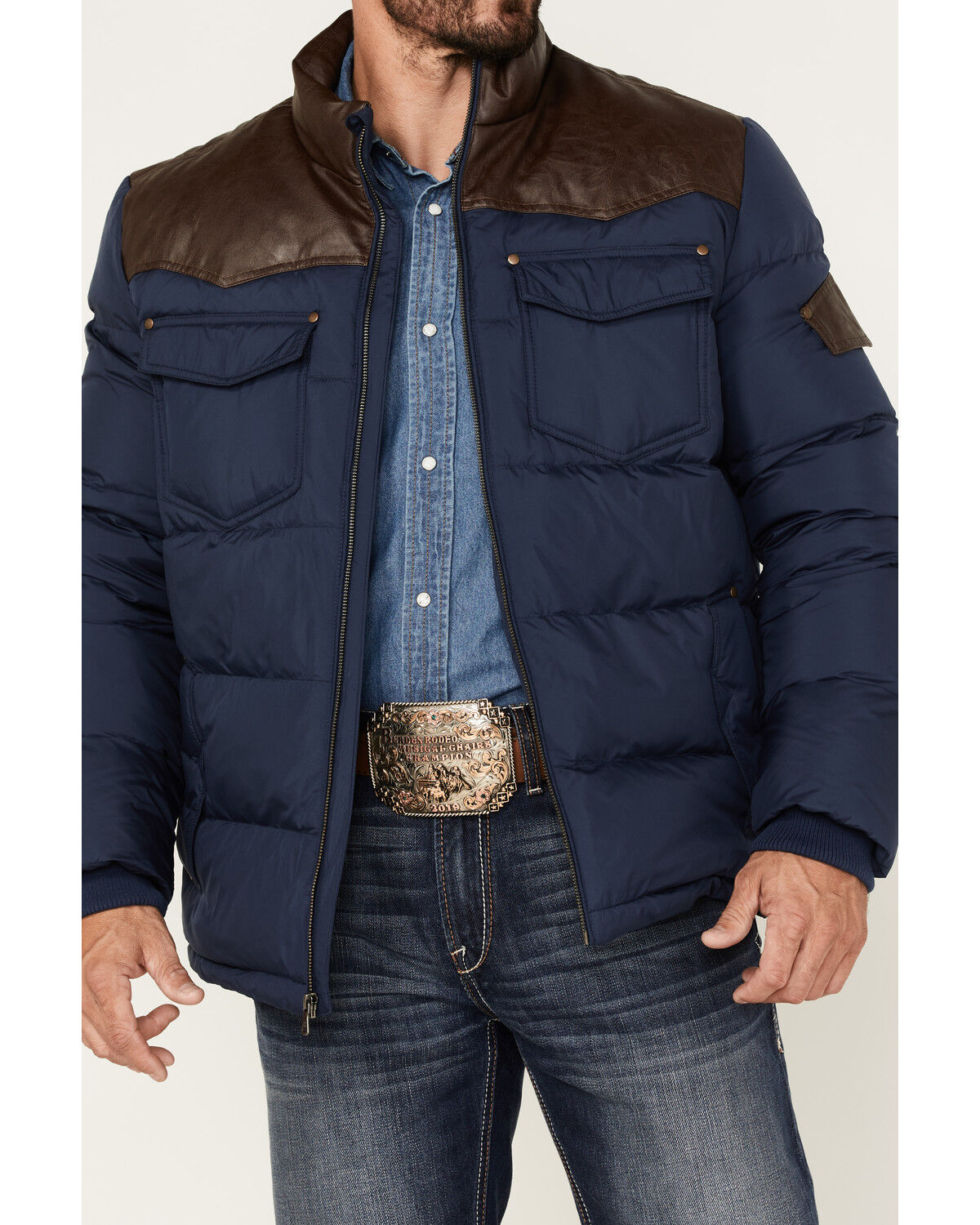 Cody James Men's Belmont Western Puffer Coat - Country Outfitter