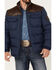 Image #3 - Cody James Men's Belmont Western Puffer Coat, Navy, hi-res