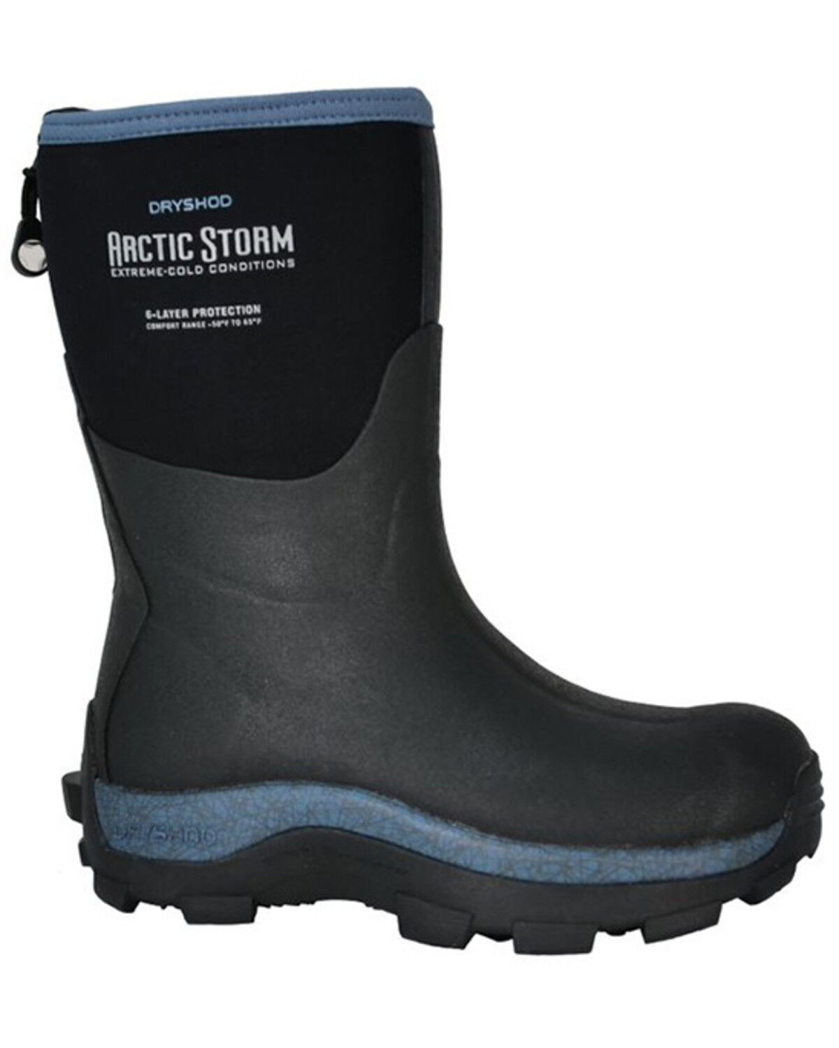 Image #2 - Dryshod Women's Arctic Storm Mid Winter Rubber Boots - Soft Toe, Black, hi-res