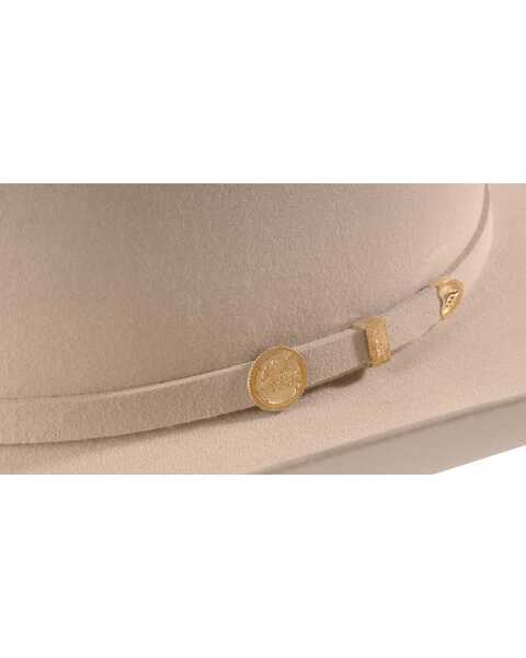 Image #2 - Stetson El Presidente 100X Felt Cowboy Hat, Silverbelly, hi-res