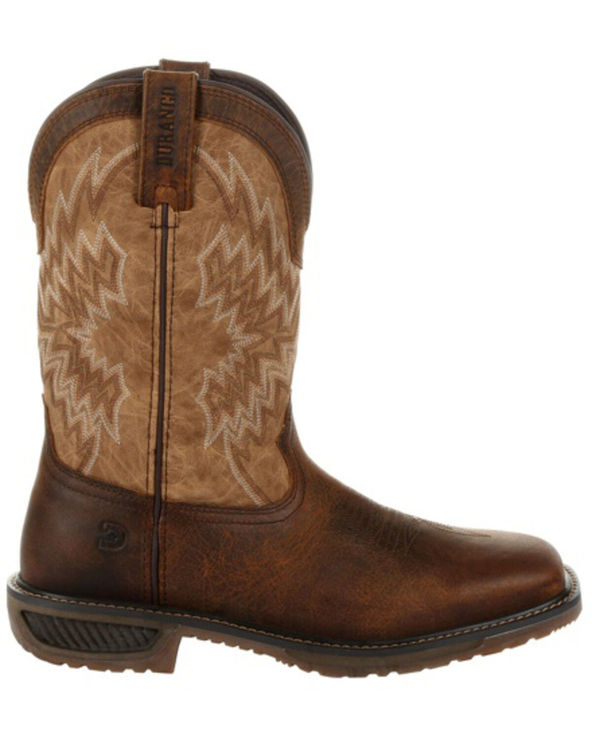 Image #2 - Durango Men's WorkHorse Western Work Boot - Steel Toe, , hi-res