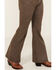 Image #2 - Rock & Roll Denim Girls' Glitter Stretch Flare Jeans, Silver, hi-res