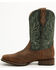 Image #3 - Cody James Cush Core&reg; Men's Spartan Western Boots - Broad Square Toe, Green, hi-res