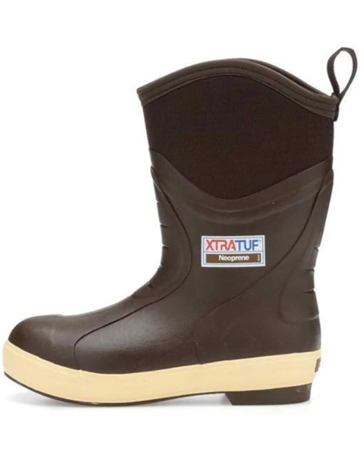 Image #3 - Xtratuf Men's 12" Insulated Elite Legacy Boots - Round Toe, Brown, hi-res