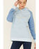 Image #3 - Kimes Ranch Women's Ash Grey Amigo Logo Hoodie , Blue, hi-res