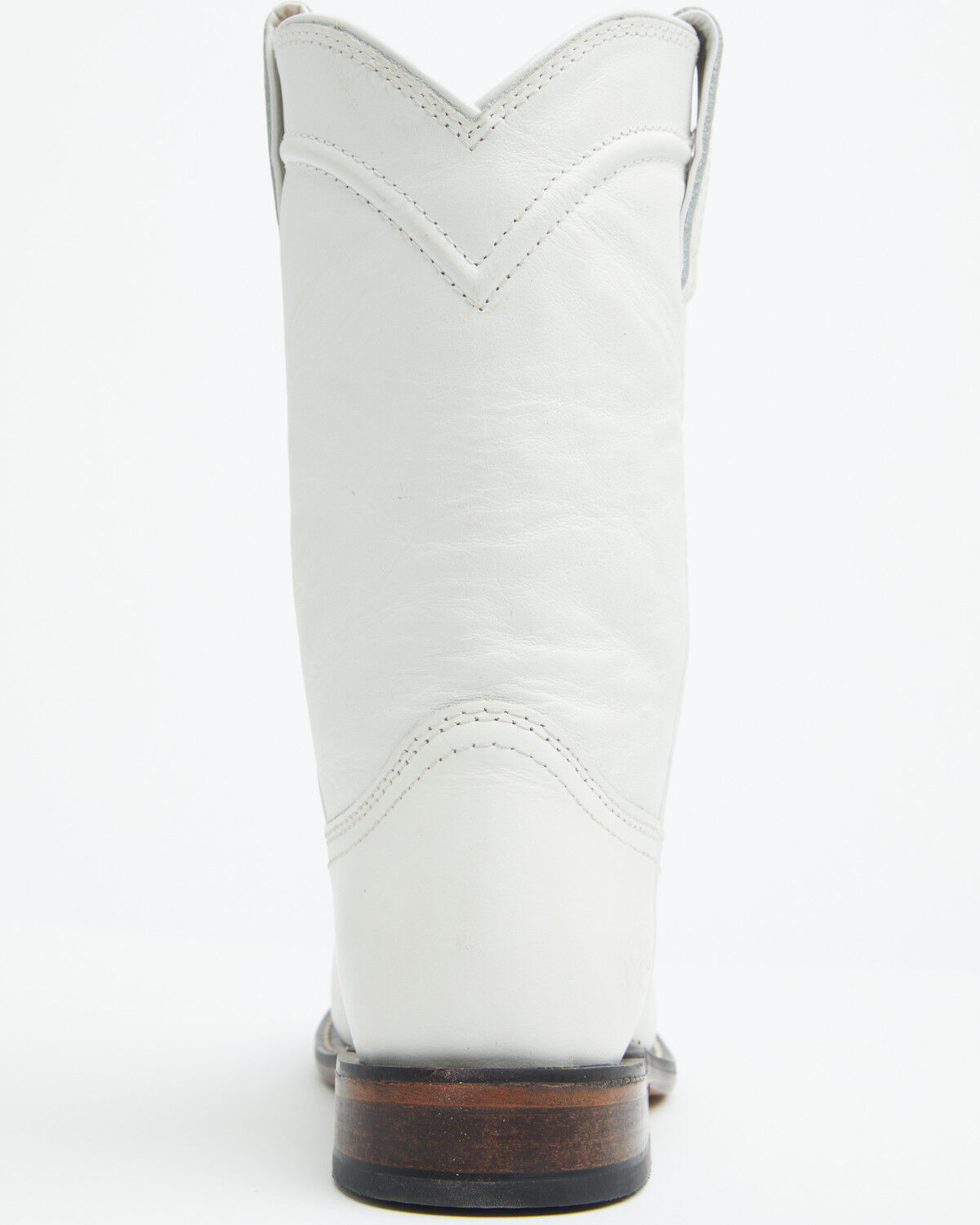 Image #5 - Justin Women's Holland Western Boots - Round Toe, White, hi-res