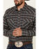 Cinch Men's Modern Fit Navy Large Geo Print Long Sleeve Western Shirt , Navy, hi-res