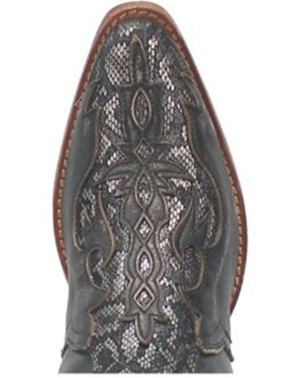 Image #6 - Dan Post Women's Shay Booties - Round Toe, Black, hi-res