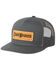 Image #1 - Cinch Men's Western Patch Ball Cap, Grey, hi-res