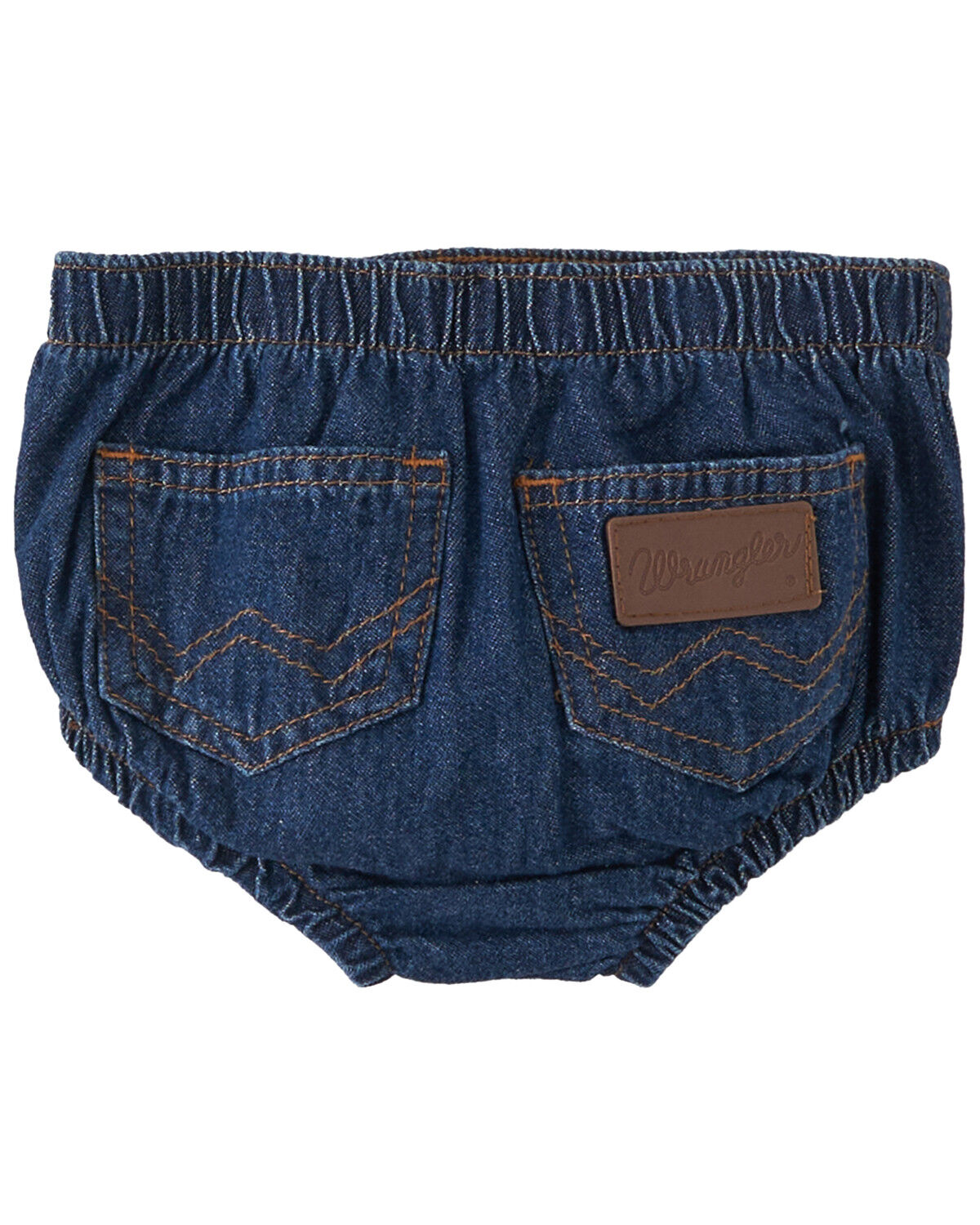 Image #5 - Wrangler Infant Girls' Diaper Cover, Indigo, hi-res