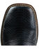 Dan Post Men's Water Snake Exotic Western Boots - Broad Square Toe, Black, hi-res