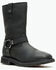 Image #1 - Harley Davidson Men's Altman Harness Motorcycle Boots - Broad Square Toe, Black, hi-res