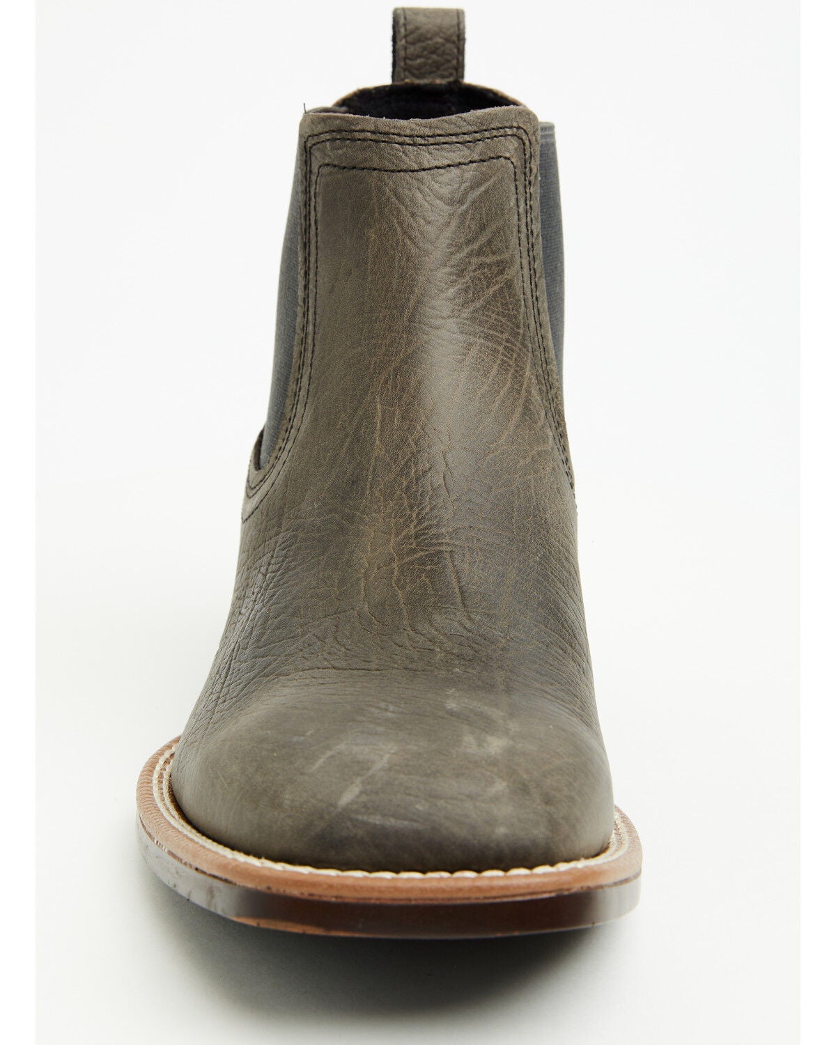 Image #4 - Ariat Men's Booker Hippopotamus Print Chelsea Ankle Boots - Broad Square Toe, Grey, hi-res