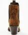 Image #5 - Ariat Women's Shiloh Suede Booties - Round Toe, Brown, hi-res