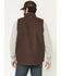 Image #4 - Hawx Men's Granderson Solid Duck Canvas Vest, Dark Brown, hi-res