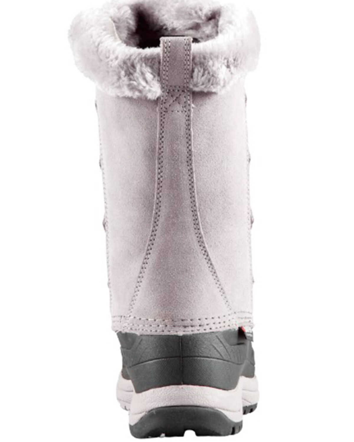 Image #3 - Baffin Women's Chloe Suede Leather Tundra Work Boots, Grey, hi-res