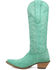 Image #3 - Dingo Women's Movin On Tall Western Boots - Round Toe, Green, hi-res