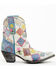 Image #2 - Yippee Ki Yay by Old Gringo Women's Heirloom Short Embroidered Patchwork Booties - Round Toe, White, hi-res
