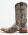 Image #3 - Tanner Mark Men's Python Print Western Boots - Broad Square Toe, Natural, hi-res