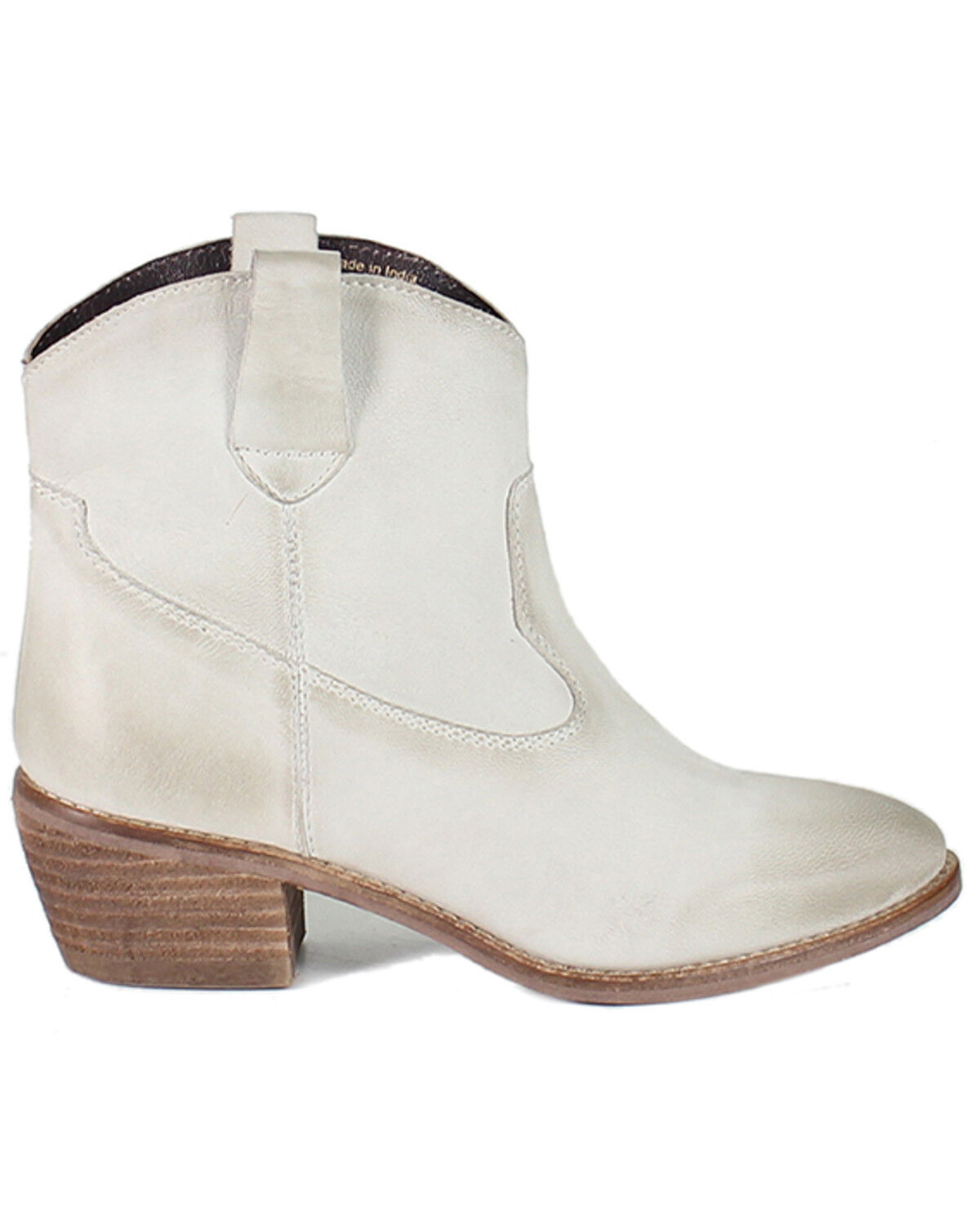 Image #2 - Diba True Women's Outta Town Western Booties - Round Toe, Off White, hi-res