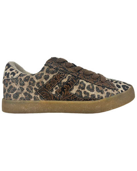 Very G Women's Champ Sneakers - Round Toe, Leopard, hi-res