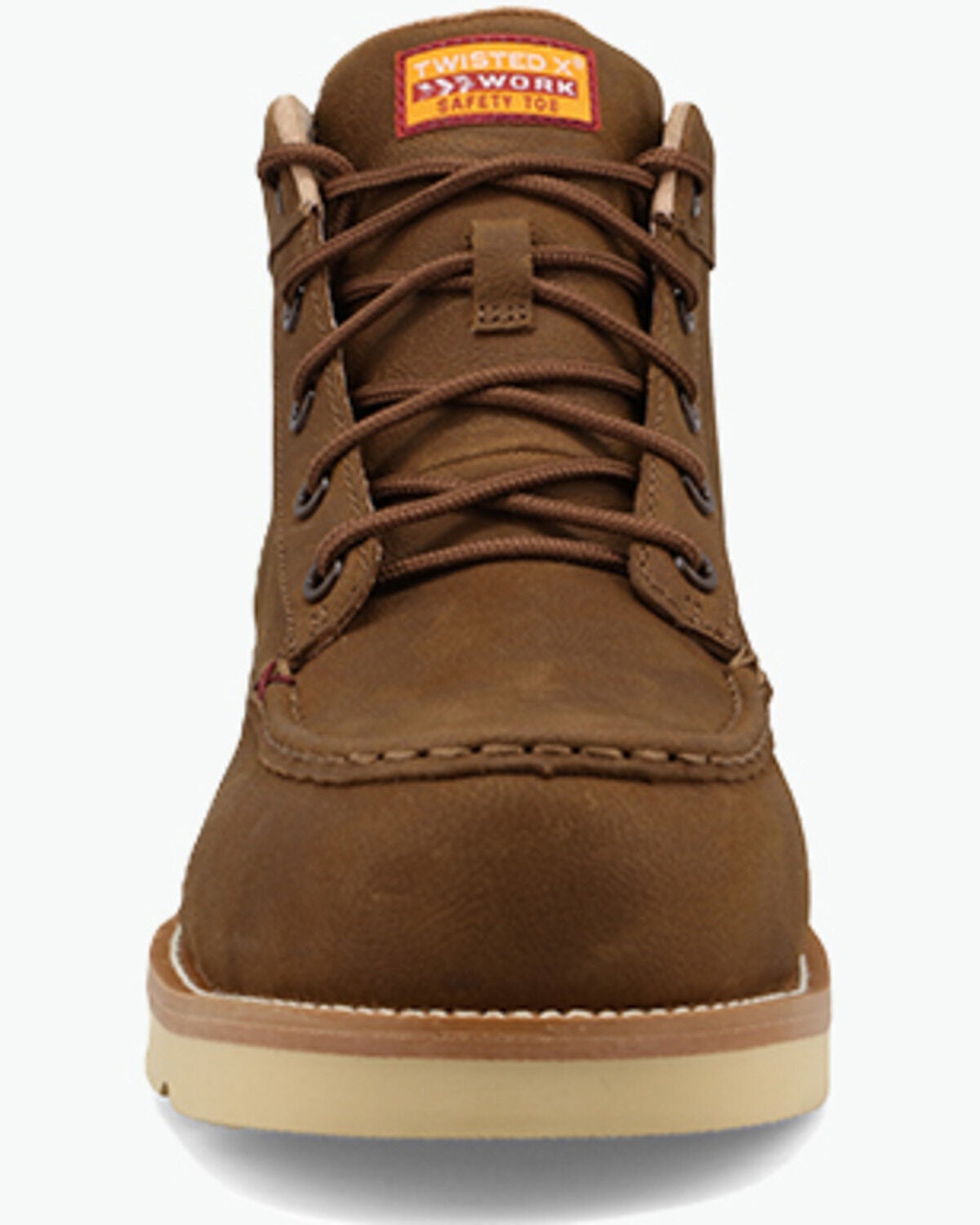 Image #4 - Twisted X Men's 6" Lace-Up Moc Work Boots - Composite Toe, Brown, hi-res