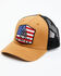 Image #1 - Cody James Men's Don't Tread On Me American Flag Patch Ball Cap, Brown, hi-res