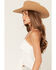 Image #3 - Cleo + Wolf Women's Embroidered Tank Top, Natural, hi-res