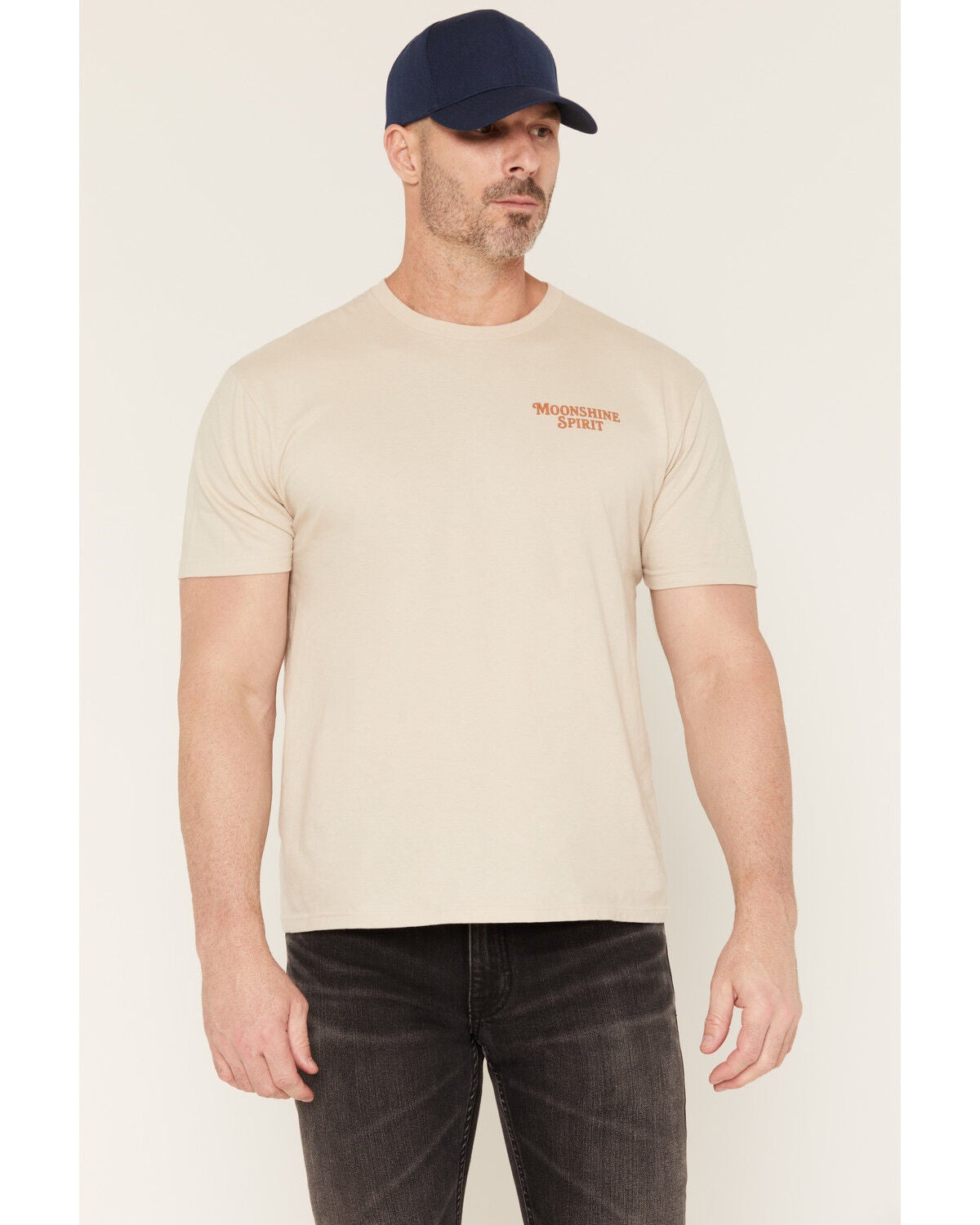 Image #2 - Moonshine Spirit&reg; Men's Cactus Short Sleeve Graphic T-Shirt, Sand, hi-res