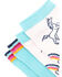 Image #3 - Shyanne Girls' Rainbow Crew Socks - 2 Pack, Multi, hi-res