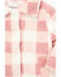 Image #2 - Urban Republic Infant Girls' Plaid Print Snap Shacket, Pink, hi-res