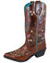Smoky Mountain Women's Florence Western Boots - Snip Toe, Brown, hi-res