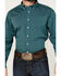 Image #3 - Resistol Men's Jackson Business Micro Striped Long Sleeve Button-Down Western Shirt , Teal, hi-res