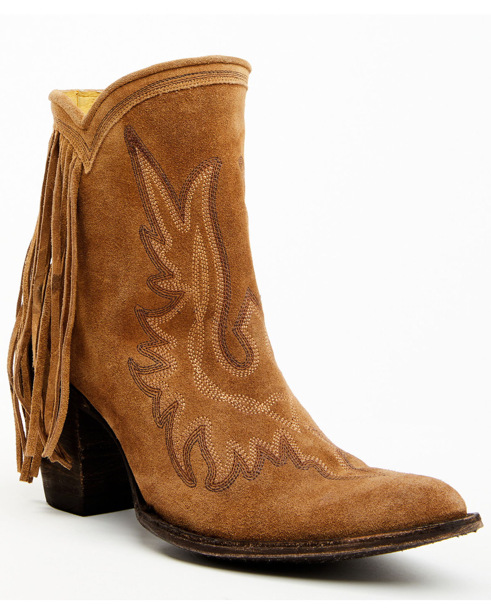 Women's booties with fringe online