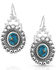 Image #1 - Montana Silversmiths Blue Spring Turquoise Earrings, Silver, hi-res