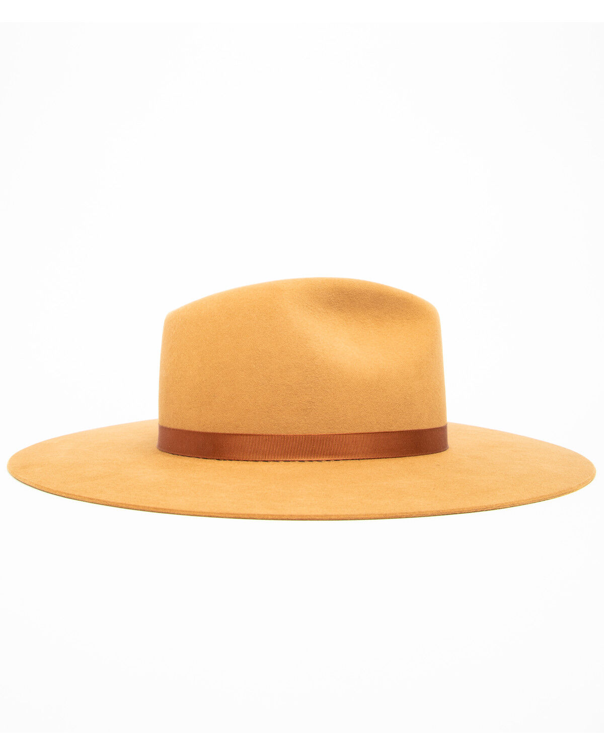 Image #3 - Rodeo King Women's 7X Tracker Pinch Front Fur Felt Hat, Camel, hi-res