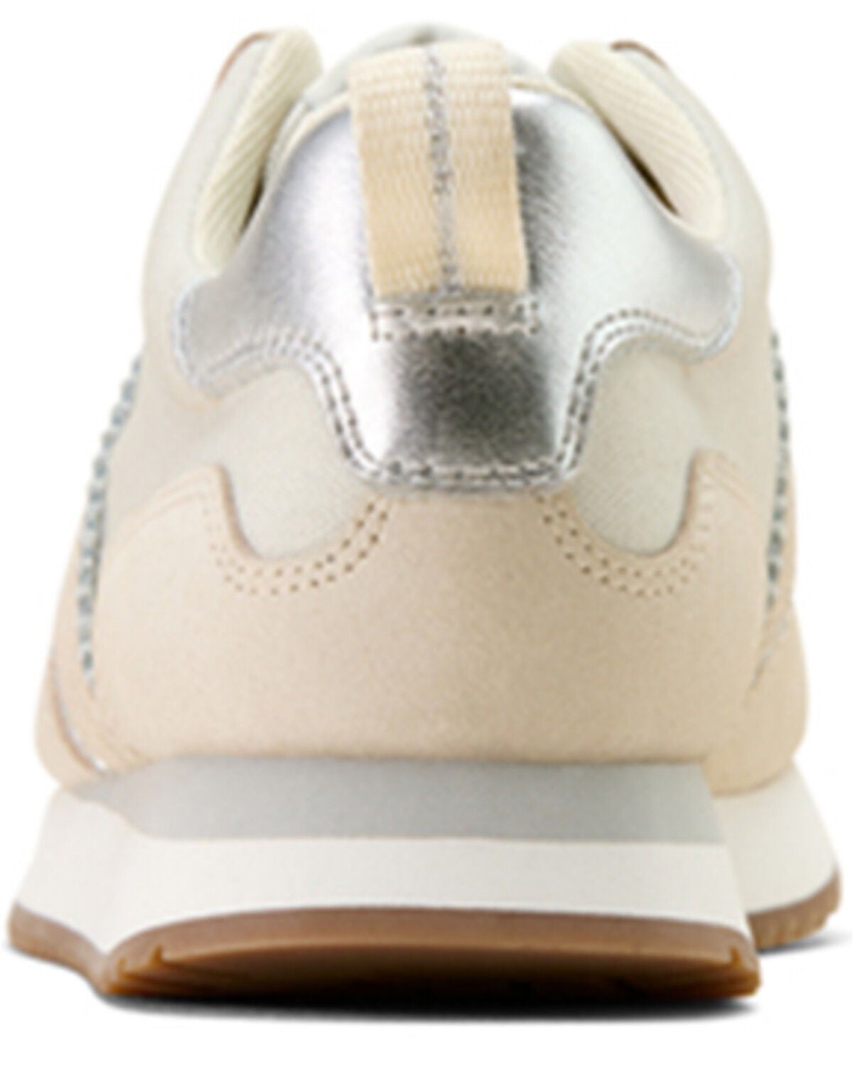 Image #3 - Ariat Women's Ranch Runner Casual Shoes, Cream, hi-res