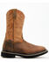 Image #2 - Cody James Men's Mustang Pull-On Waterproof Work Boots - Soft Toe, Tan, hi-res