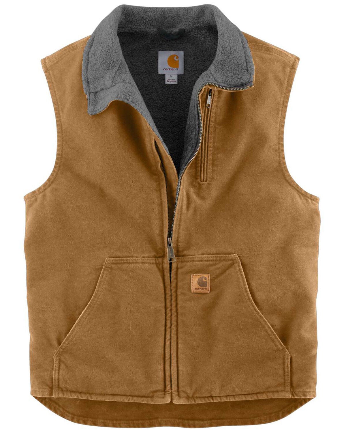 carhartt men's sandstone vest