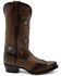 Image #2 - Ferrini Women's Estrella Western Boots - Snip Toe, Brown, hi-res