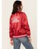 Image #4 - Rodeo Hippie Women's Country Club Bomber Jacket, Red, hi-res