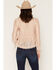 Image #4 - Rosabelle Honey Women's Long Sleeve Ruffle Lace Blouse, Nude, hi-res
