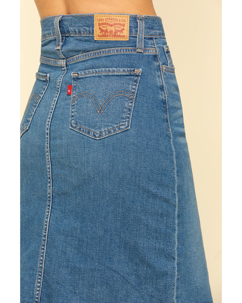Levi's Women's Medium Wash Classic Denim Skirt Country Outfitter