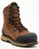 Image #1 - Hawx Men's 8" Enduro Waterproof 400G Insulated Work Boots - Composite Toe, Dark Brown, hi-res