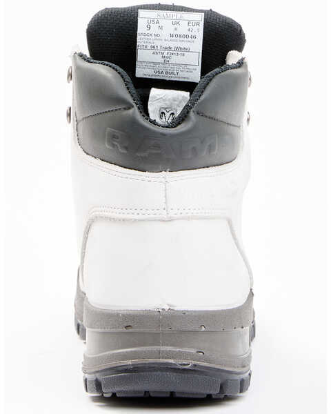 Image #5 - Wolverine x Ram Collection Men's Tradesman Work Boots - Composite Toe, White, hi-res