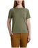 Image #1 - Carhartt Women's Relaxed Fit Lightweight Short Sleeve Pocket Tee, Heather Green, hi-res