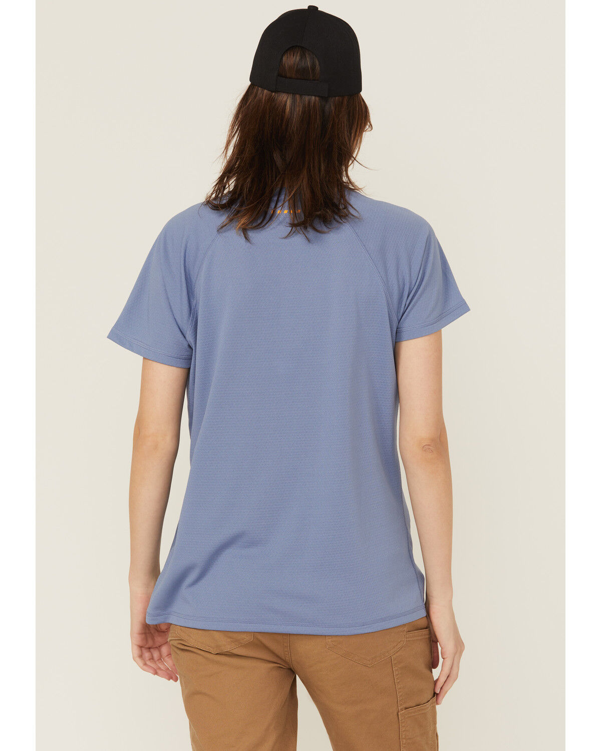 Image #4 - Ariat Women's Rebar Heat Fighter Essential Short Sleeve Work Tee, Blue, hi-res