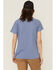 Image #4 - Ariat Women's Rebar Heat Fighter Essential Short Sleeve Work Tee, Blue, hi-res